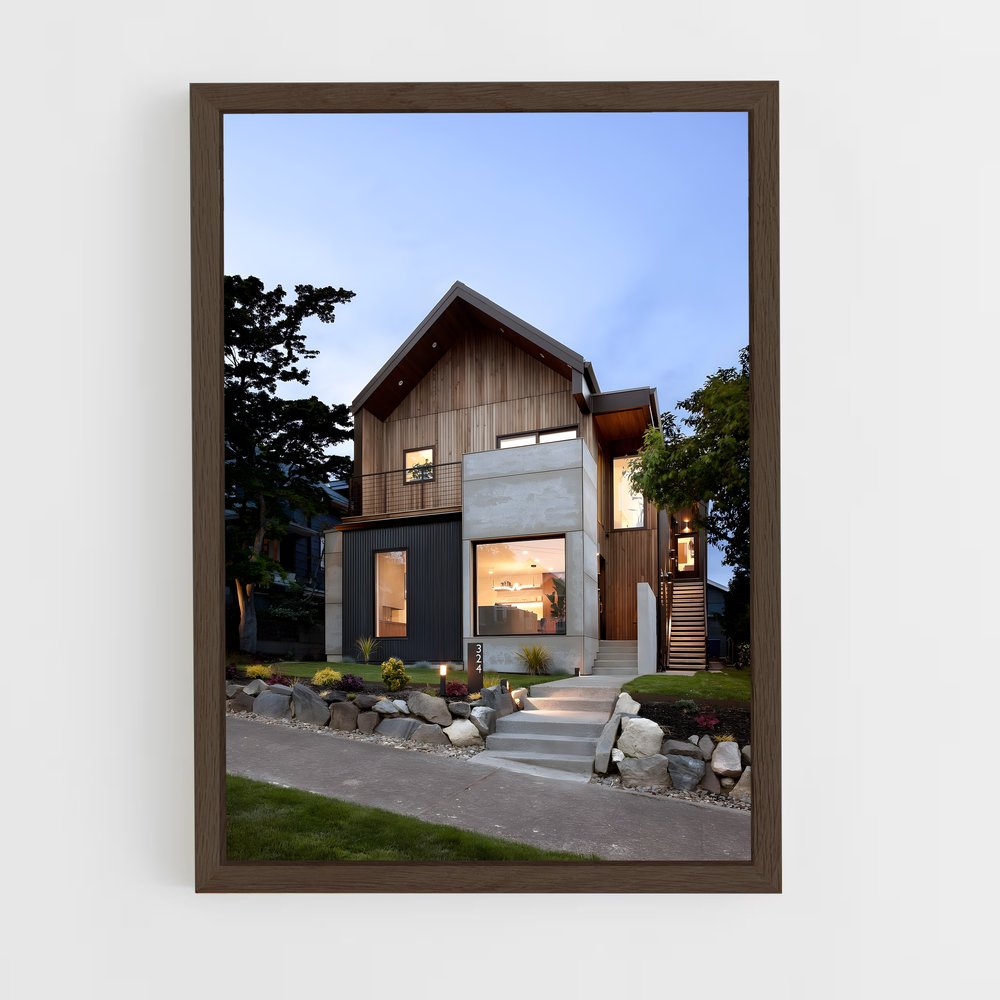ap-scandinavian architecture-16 cadre Bois foncé