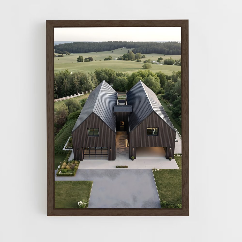 ap-scandinavian architecture-3 cadre Bois foncé