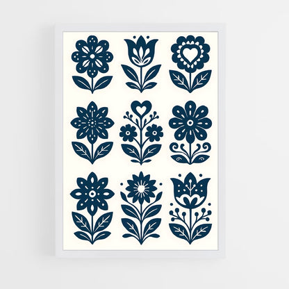 ap-scandinavian patterns-1 cadre Blanc