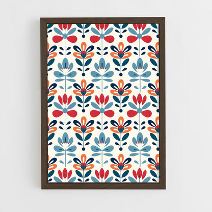 ap-scandinavian patterns-2 cadre Bois foncé