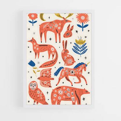 ap-scandinavian patterns-3 cadre Blanc