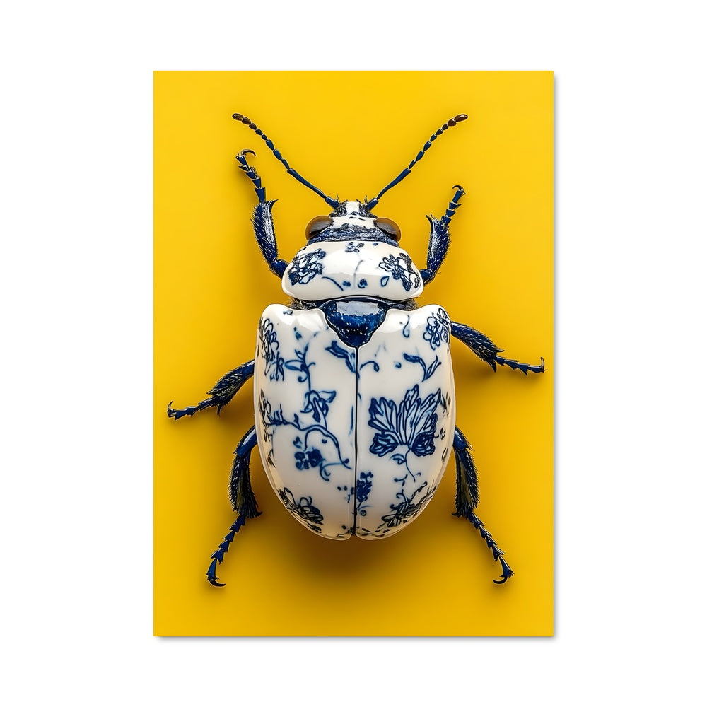 Poster Scarabée Azur