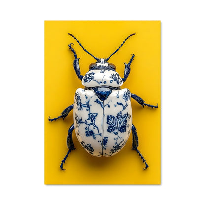 Poster Scarabée Azur