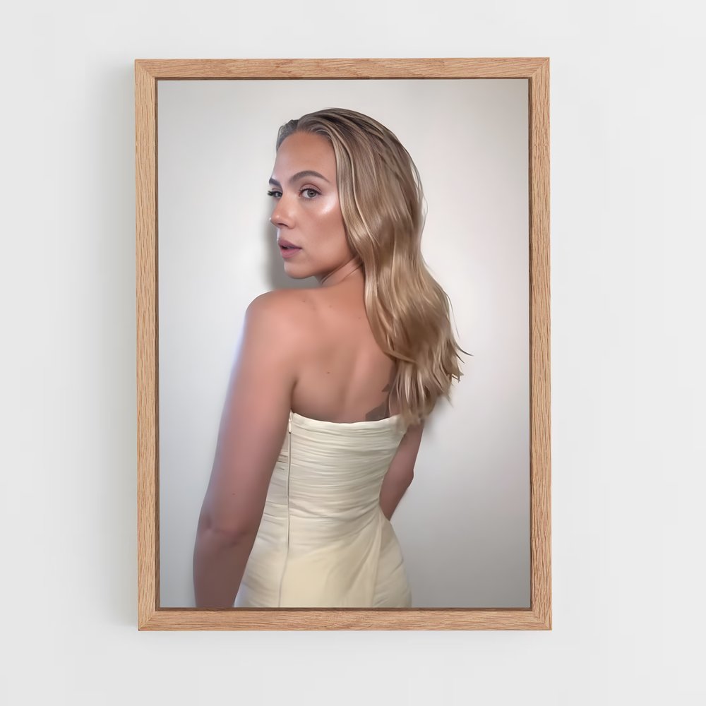 ap-scarlett johansson-8 cadre Bois clair