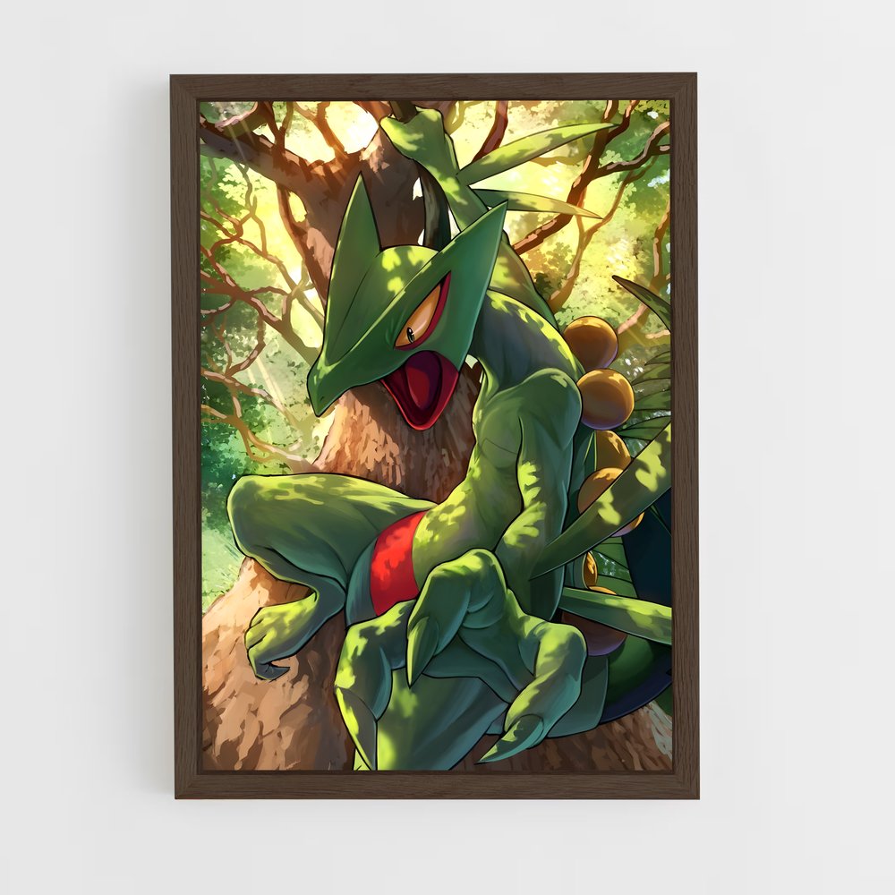 ap-sceptile-4 cadre Bois foncé