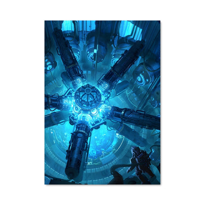 Poster Lueur Futuriste