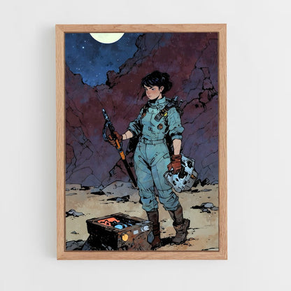 ap-sci-fi-9 cadre Bois clair