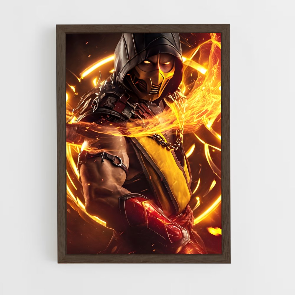 ap-scorpion-1 cadre Bois foncé