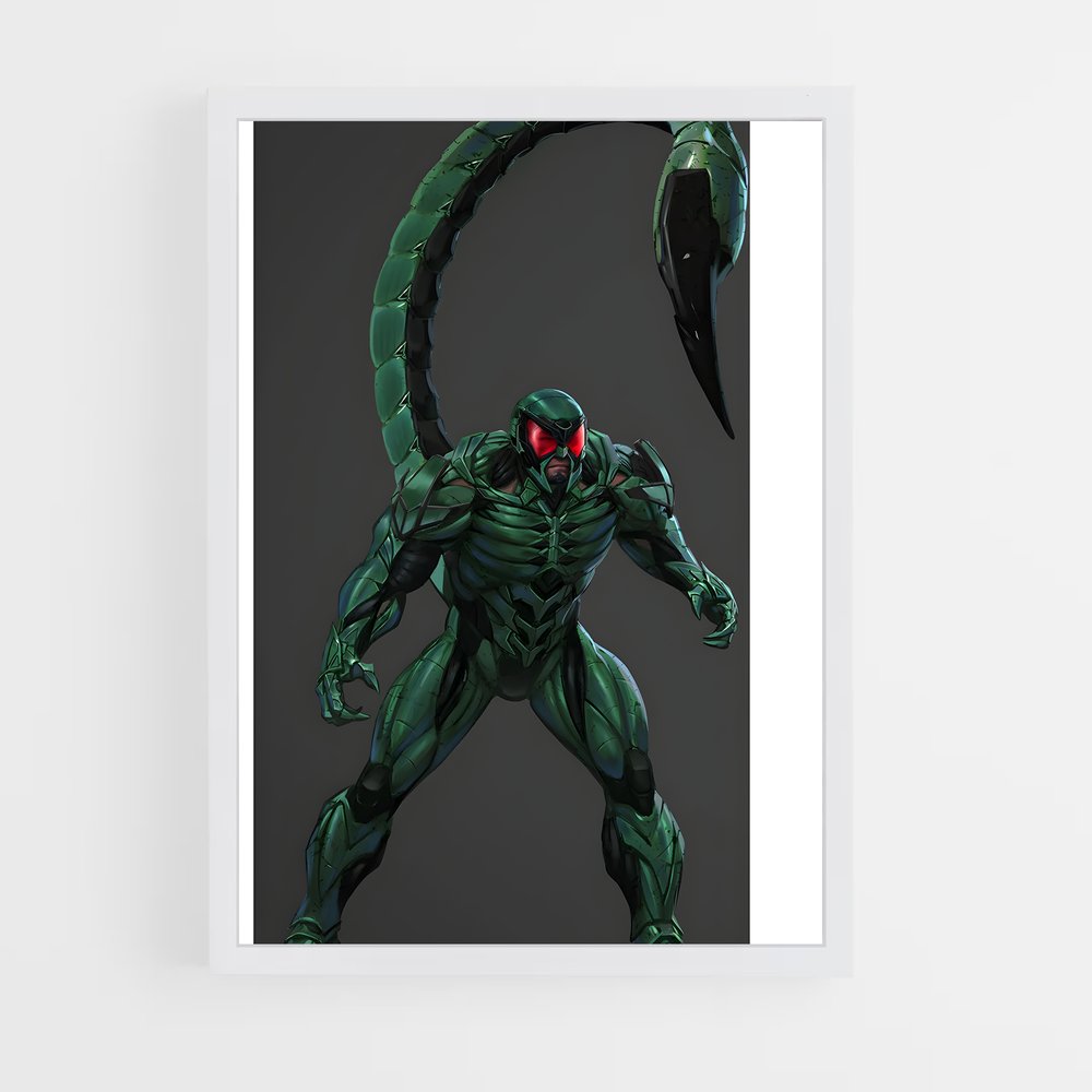 ap-scorpion spider-man-9 cadre Blanc