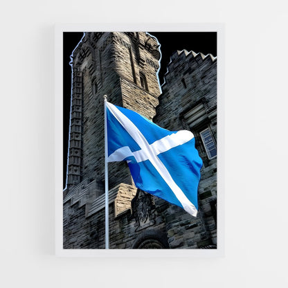 ap-scotland flag-1 cadre Blanc