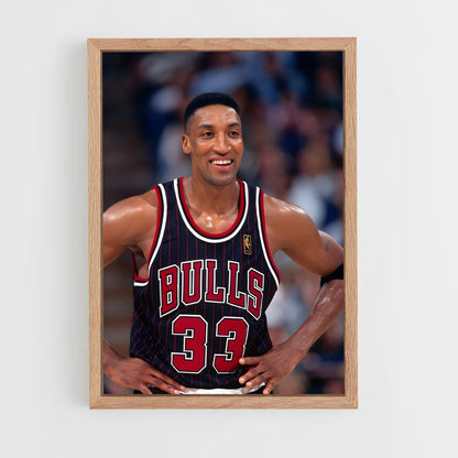ap-scottie pippen-1 cadre Bois clair