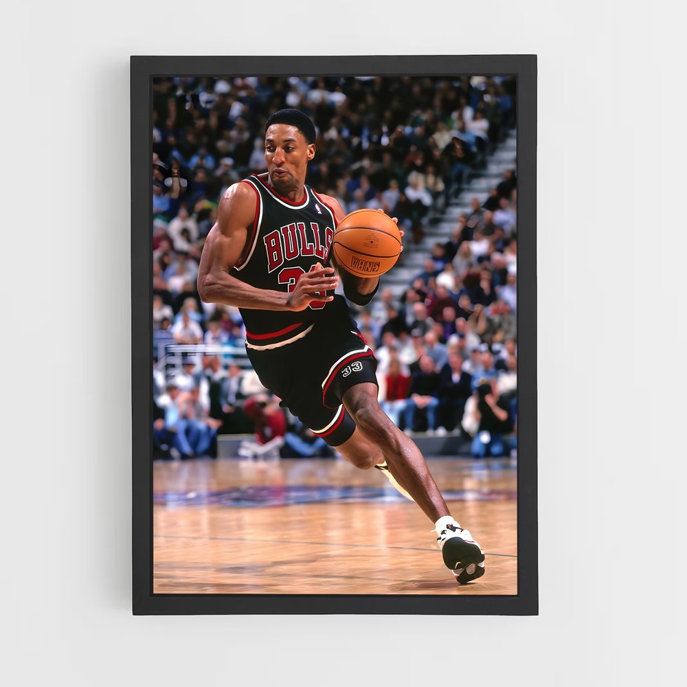 ap-scottie pippen-4 cadre Noir