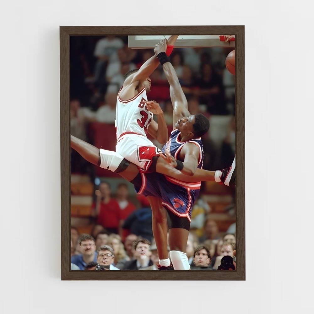 ap-scottie pippen-5 cadre Bois foncé