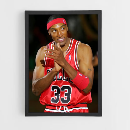 ap-scottie pippen-9 cadre Noir