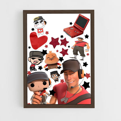 ap-scout tf2-1 cadre Bois foncé