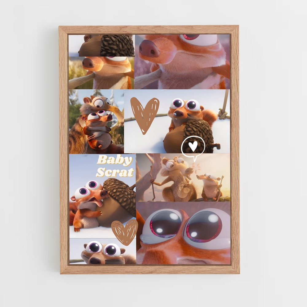 ap-scrat-6 cadre Bois clair