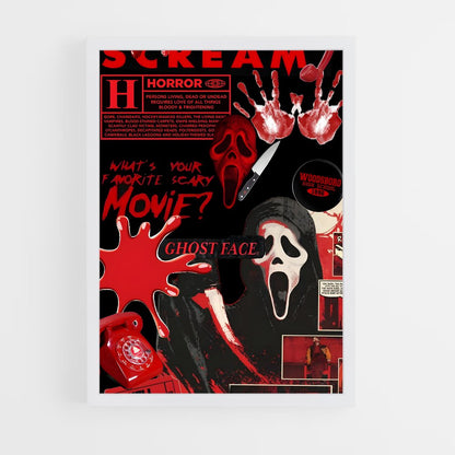 ap-scream-4 cadre Blanc