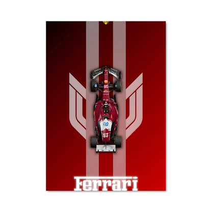 Poster Ferrari Rosso
