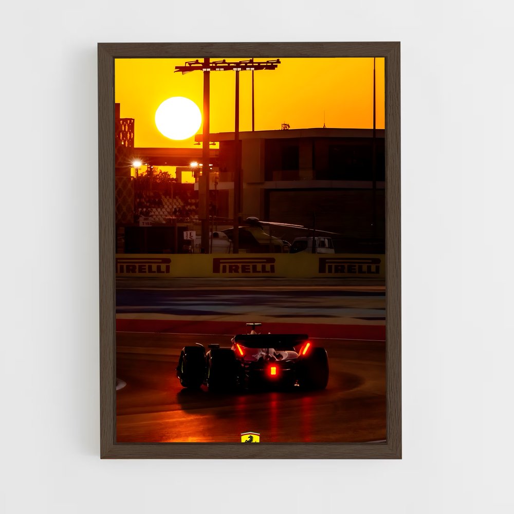 ap-scuderia ferrari-1 cadre Bois foncé