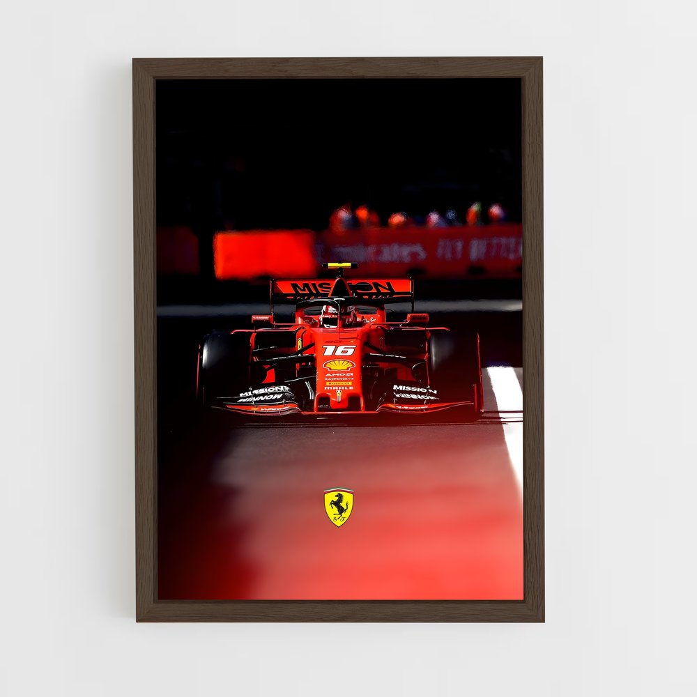 ap-scuderia ferrari-6 cadre Bois foncé