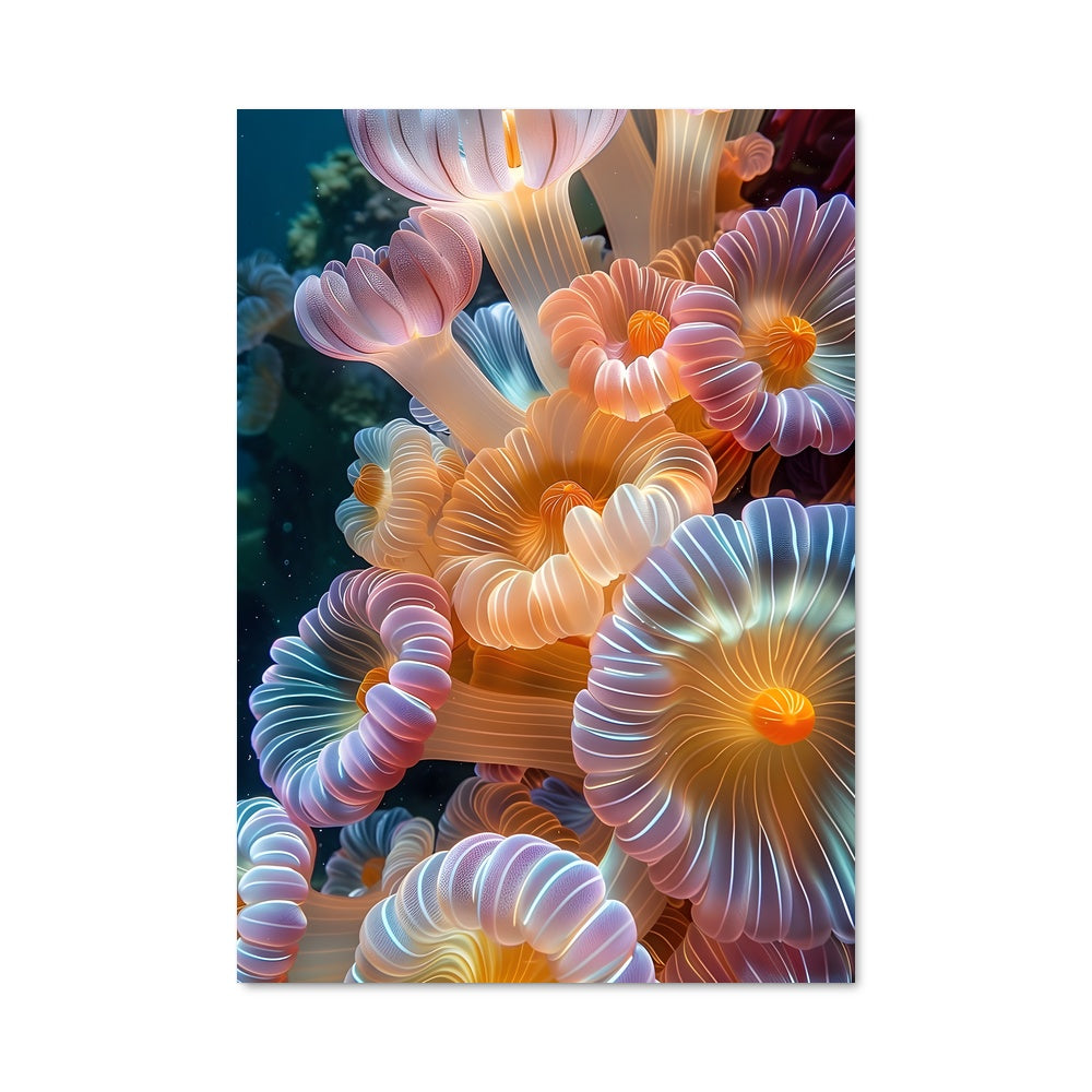 Poster Anémones en Folie