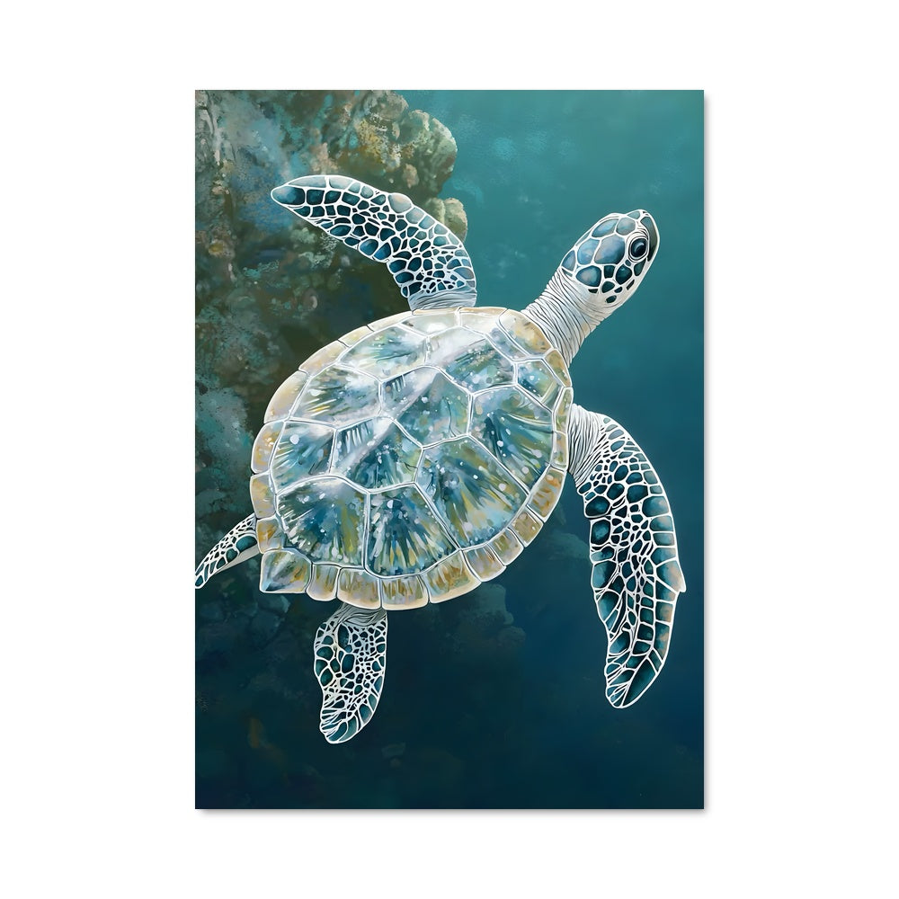Poster Sea turtle 84344