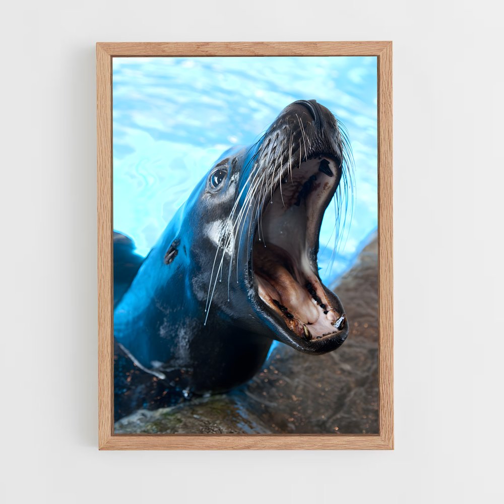 ap-sea lion-6 cadre Bois clair