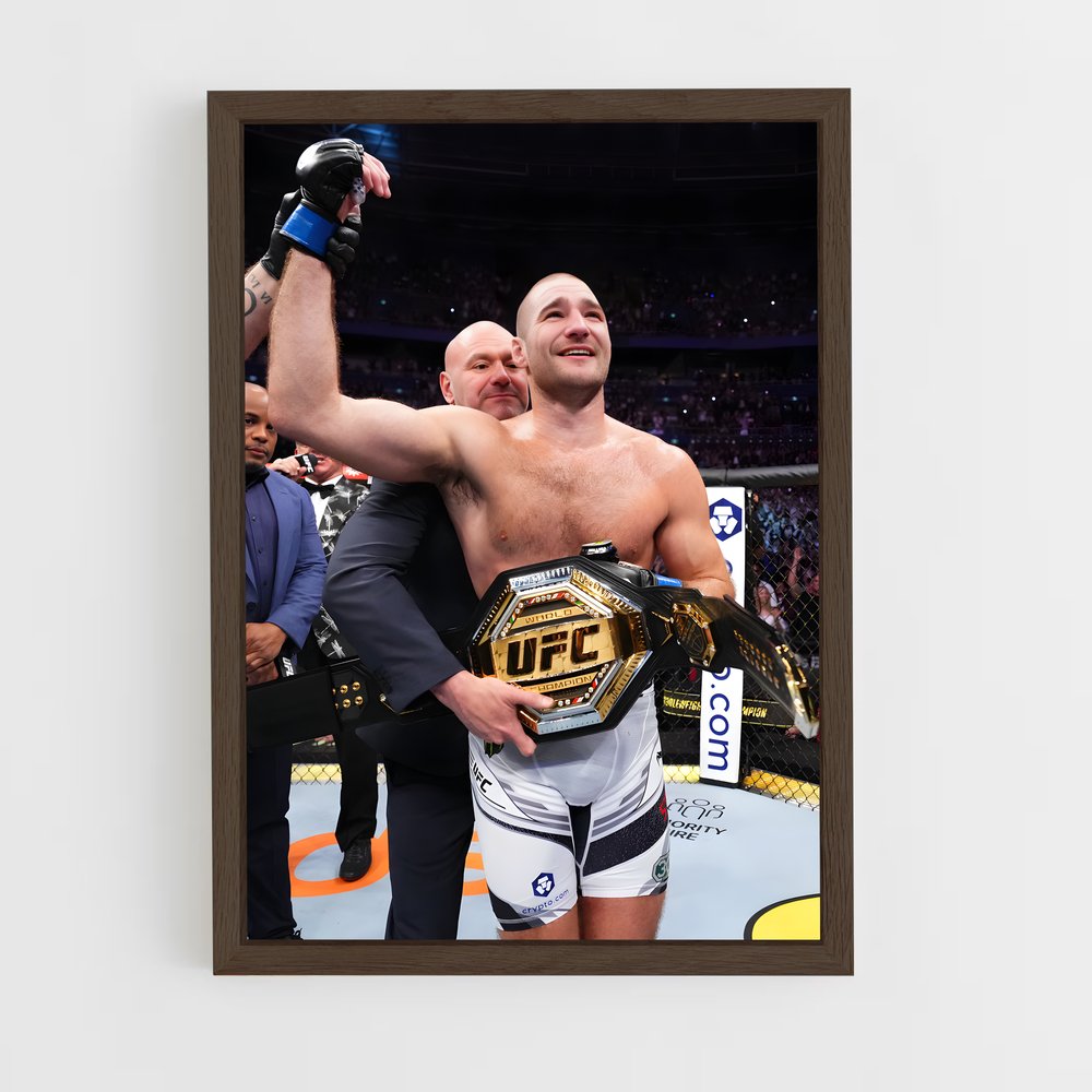 ap-sean strickland-2 cadre Bois foncé
