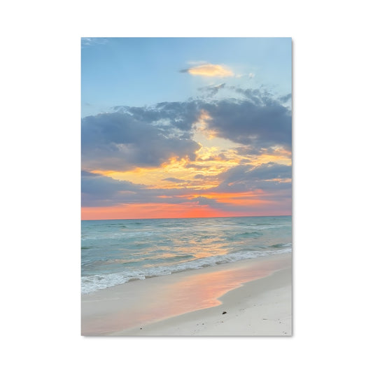 Poster Soleil Couchant sur la Plage