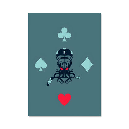 Poster Cœur de Kraken