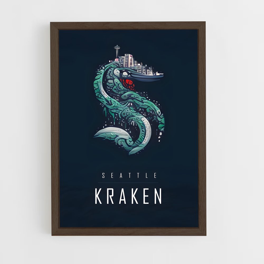 ap-seattle kraken-1 cadre Bois foncé