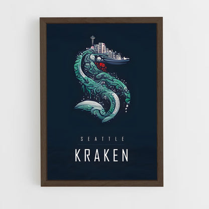 ap-seattle kraken-1 cadre Bois foncé