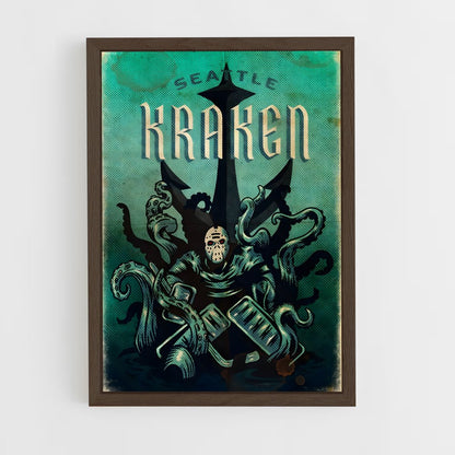 ap-seattle kraken-4 cadre Bois foncé