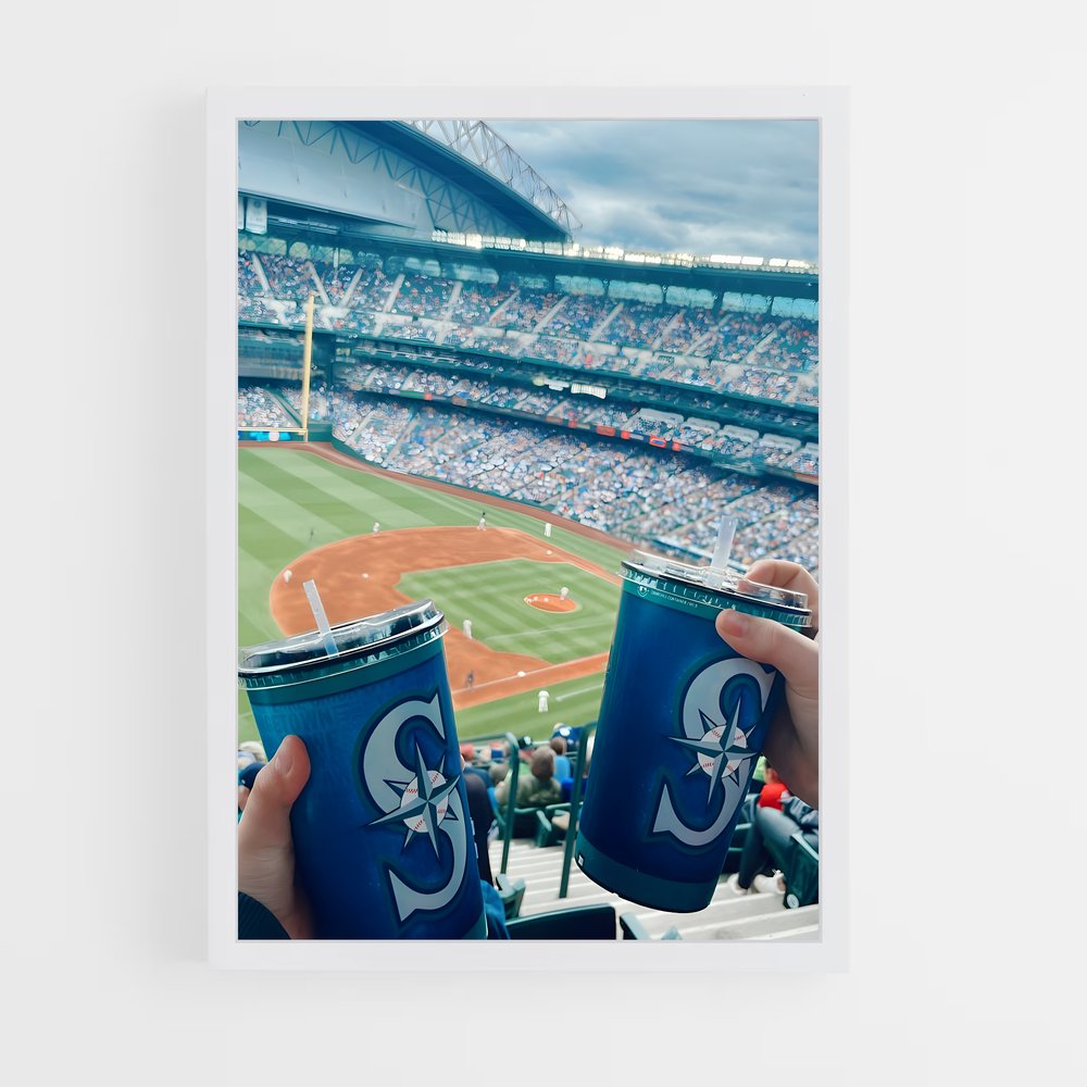 ap-seattle mariners-2 cadre Blanc