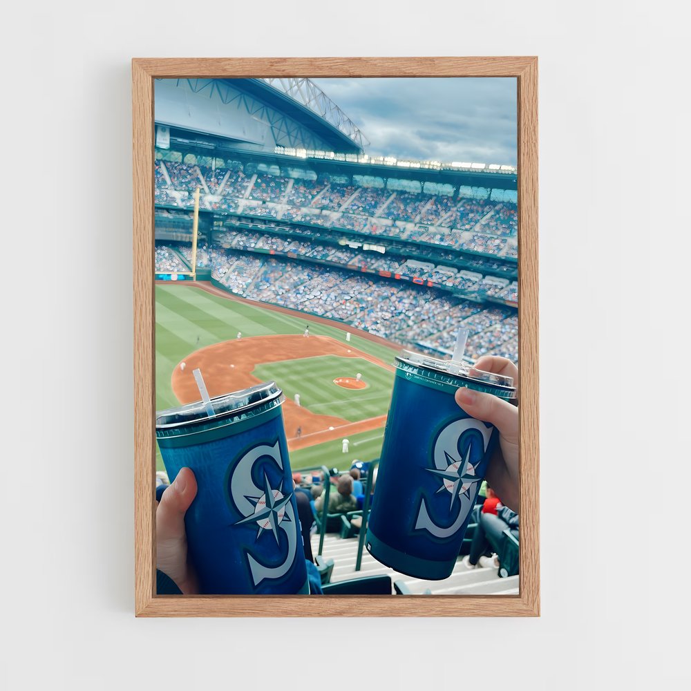 ap-seattle mariners-2 cadre Bois clair