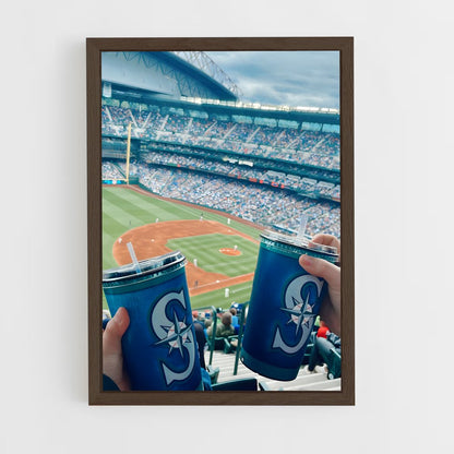 ap-seattle mariners-2 cadre Bois foncé