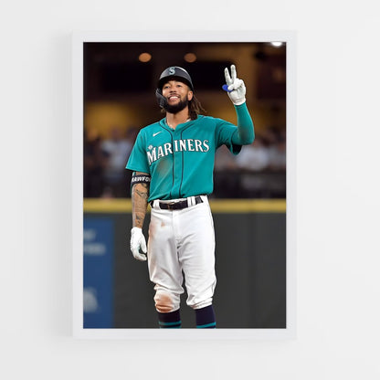 ap-seattle mariners-5 cadre Blanc