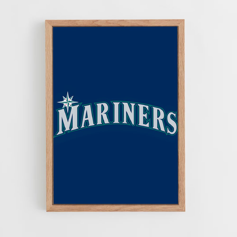ap-seattle mariners-7 cadre Bois clair