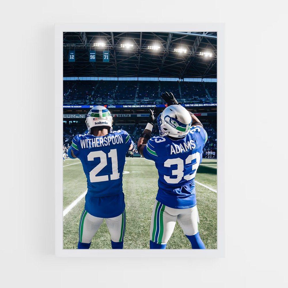 ap-seattle seahawks-4 cadre Blanc