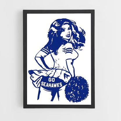 ap-seattle seahawks-7 cadre Noir