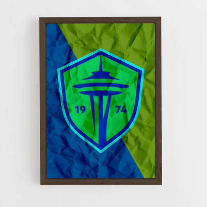 ap-seattle sounders fc-2 cadre Bois foncé