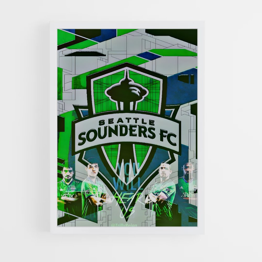 ap-seattle sounders fc-3 cadre Blanc