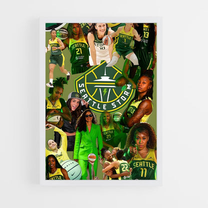 ap-seattle storm-1 cadre Blanc