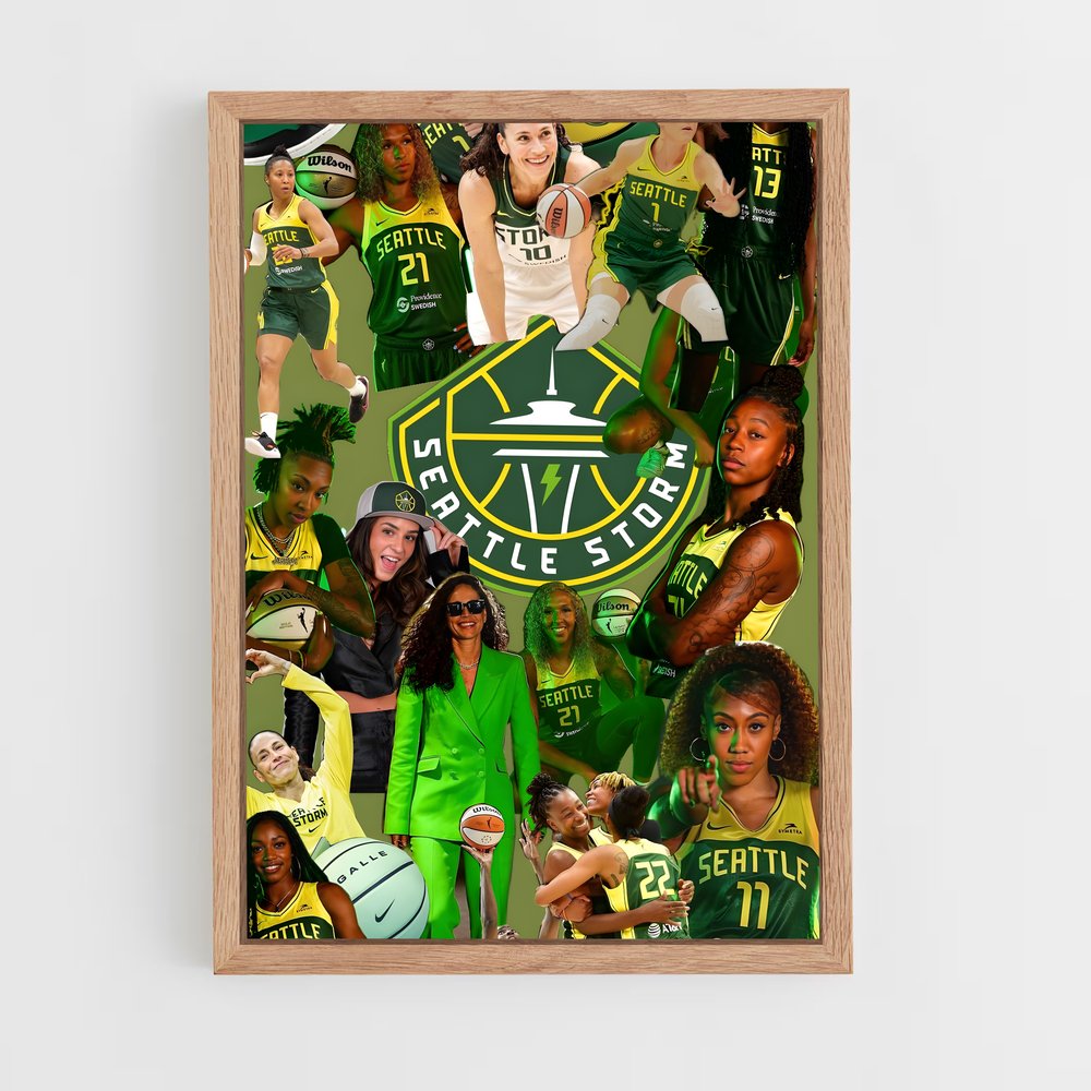 ap-seattle storm-1 cadre Bois clair