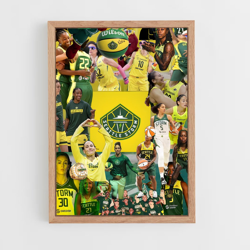 ap-seattle storm-2 cadre Bois clair