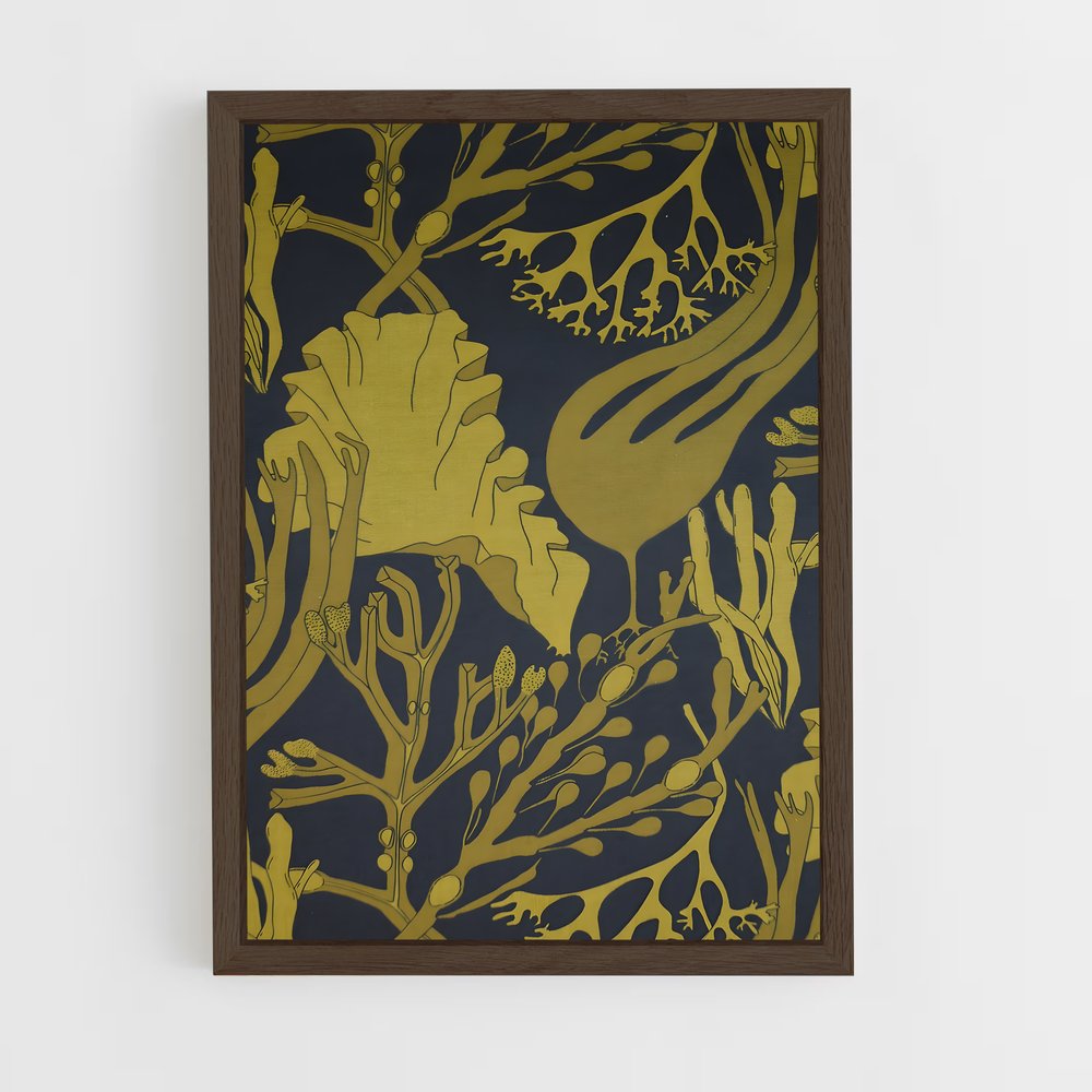 ap-seaweed-5 cadre Bois foncé