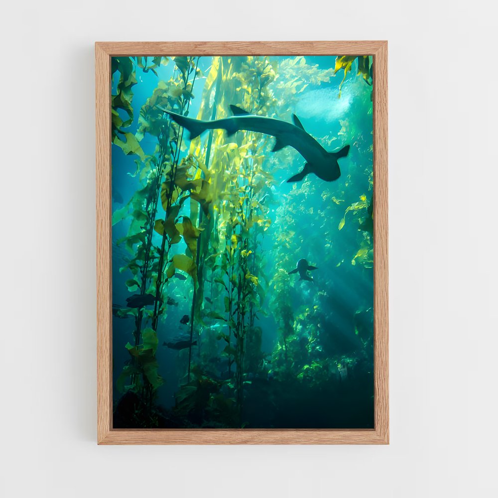 ap-seaweed-7 cadre Bois clair
