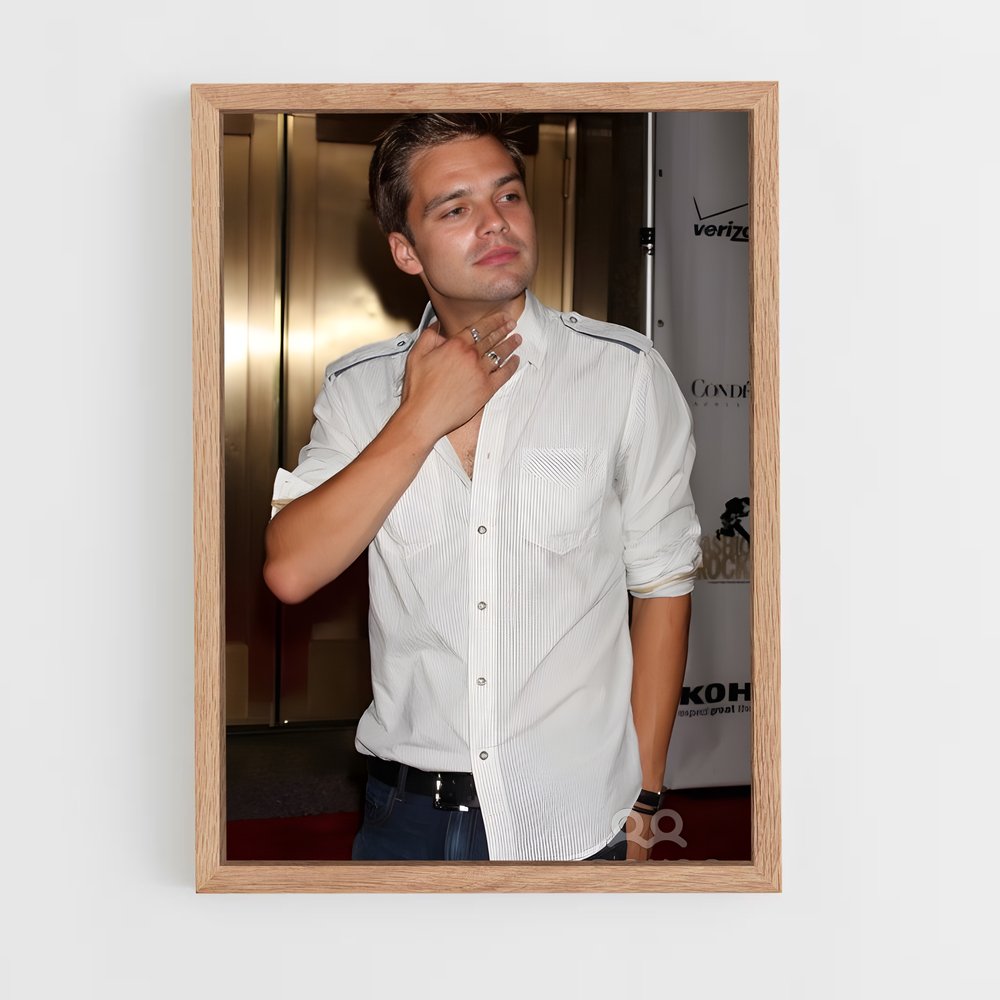 ap-sebastian stan-8 cadre Bois clair