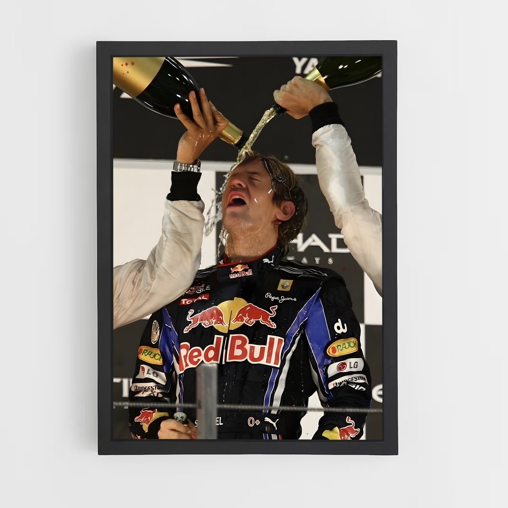 ap-sebastian vettel-2 cadre Noir