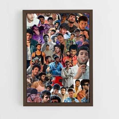 ap-sebastian yatra-4 cadre Bois foncé